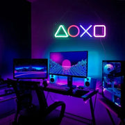 Enseigne néon LED pour chambre ado, décoration murale gamer avec alimentation USB et piles