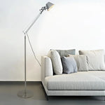 lampe moderne argentée réglable sans filaire opaquer nordiqueTouchable switch