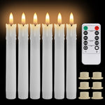 décoration intérieure moderne bougies led sans flamme blanc opaques télécommande pièces base plate