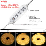 interrupteur minuterie dimmable ruban led cob blanc clips vis moderne 110v 220v eu us
