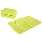 coussin pliable sol extérieur bleu vert rose moderne camping randonnée plié doux
