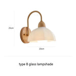 lampe murale bois clair fleur scandinave minimaliste chambre coucher éclairage quotidien led opaque