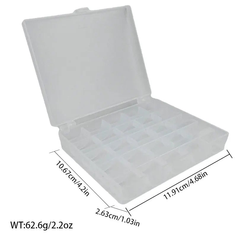 rangements bobines fil coudre boîte acrylique moderne accessoire couture organisation bricolage palette couleurs