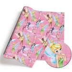 serviettes enfants dessins animés personnages fées sirènes motifs colorés rose vert bleu blanc opaques