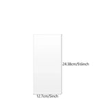 peigne éplucheur gâteau transparent acrylique outil pâtisserie lisse crème glaçage 10 12 14 inch