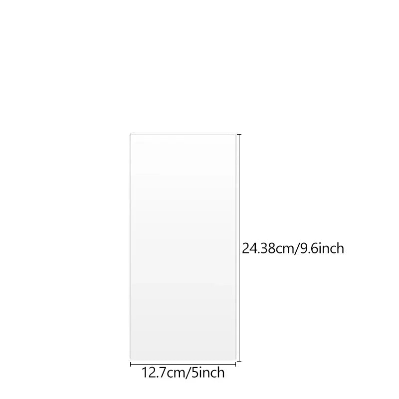 peigne éplucheur gâteau transparent acrylique outil pâtisserie lisse crème glaçage 10 12 14 inch