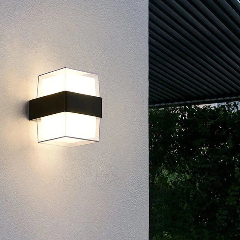 lampe murale moderne transparente adhésive base carrée noire globe lumineux blanc led 2492000lm