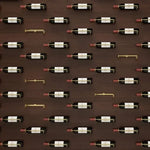 porte bouteilles mural industriel noir doré bouteilles vin suspension minimaliste fixe