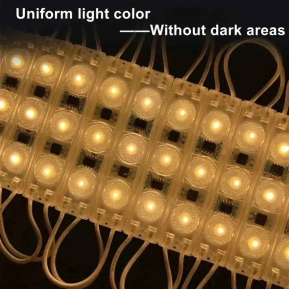 modules led multicolores pliables étanches haute luminosité décoration extérieure bannières stores