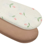 draps housses bébé unisexe 1ans polyester coton quatre saisons imprimé animaux ondulés blanc roseclair
