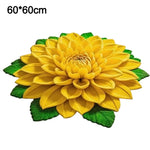 tapis fleurs roses daim antidérapant moderne bleu violet jaune chambre