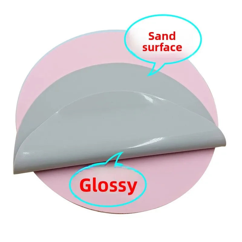 plaques protection silicone gris rose bleu clair texture moderne rugueuse brillante qualité alimentaire
