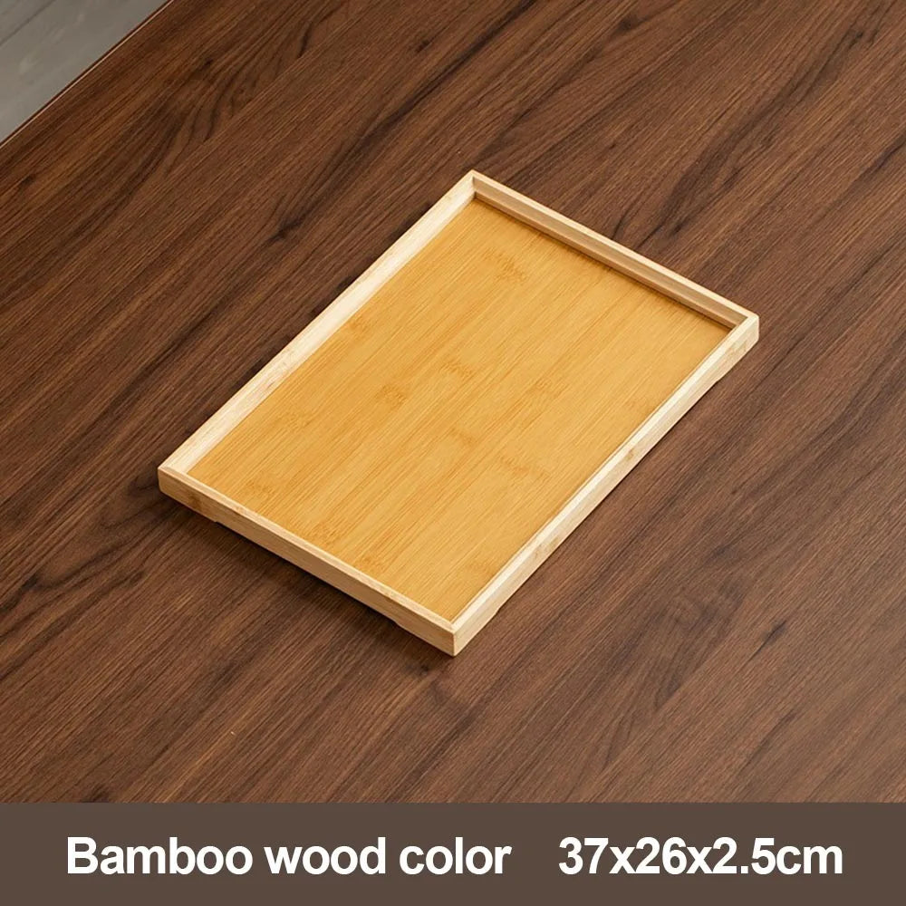 plateau bambou noir noyer grain bois moderne dimensions variées cuisine