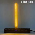 lampe led flexible 24leds couleurs variées adaptateur usb moderne compact clips inclusion câble boîtier