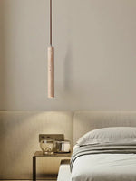 lampe suspendue pierre beige clair minimaliste moderne suspension salon cuisine chambre