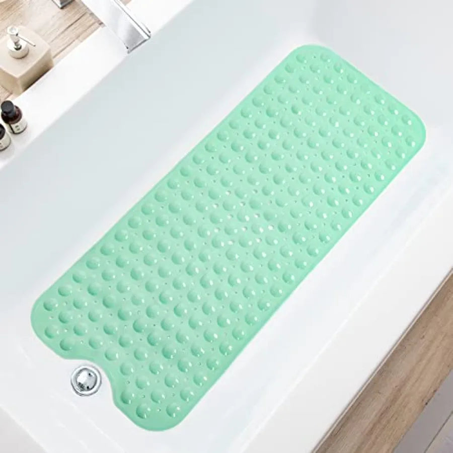 tapis bain moderne 39x16 pouces texture 200 bosses antidérapant transparent adhésif salle bain