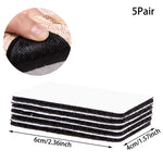 adhésifs antislip velcro antidérapants réutilisables noir blanc salle bain sécurité écologiques trapèze forme
