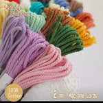 corde macramé coton pur torsadée bijoux artisanaux projets créatifs diy fait main