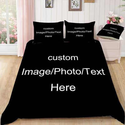 Housse de couette personnalisée avec photo de famille imprimée