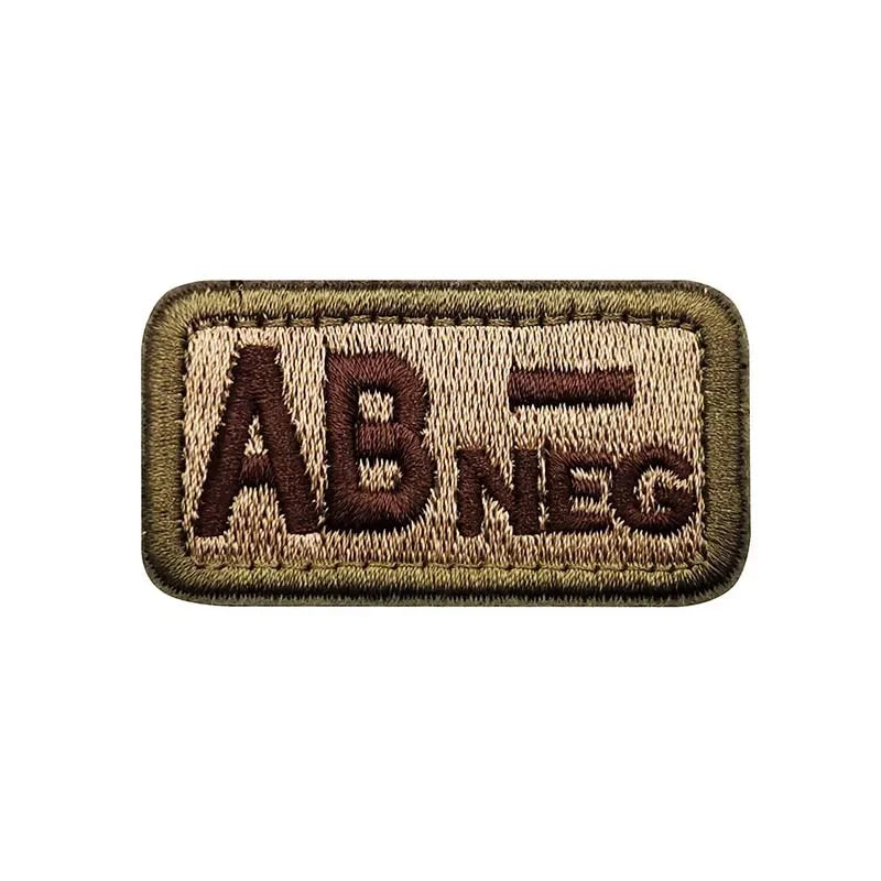écussons sang type badges patchs militaires vert olive noir crochet boucle 2.5cm 5cm pos