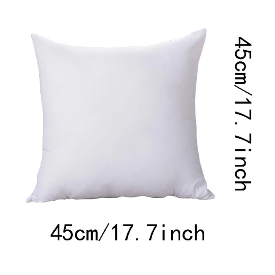 coussin carré blanc texture lisse moderne 45x45cm amovible lavable santé