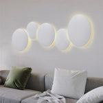 applique murale led moderne or noir gris clair ronde carrée lumineuse minimaliste chambre salon