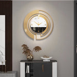 Horloge murale kaki foncé