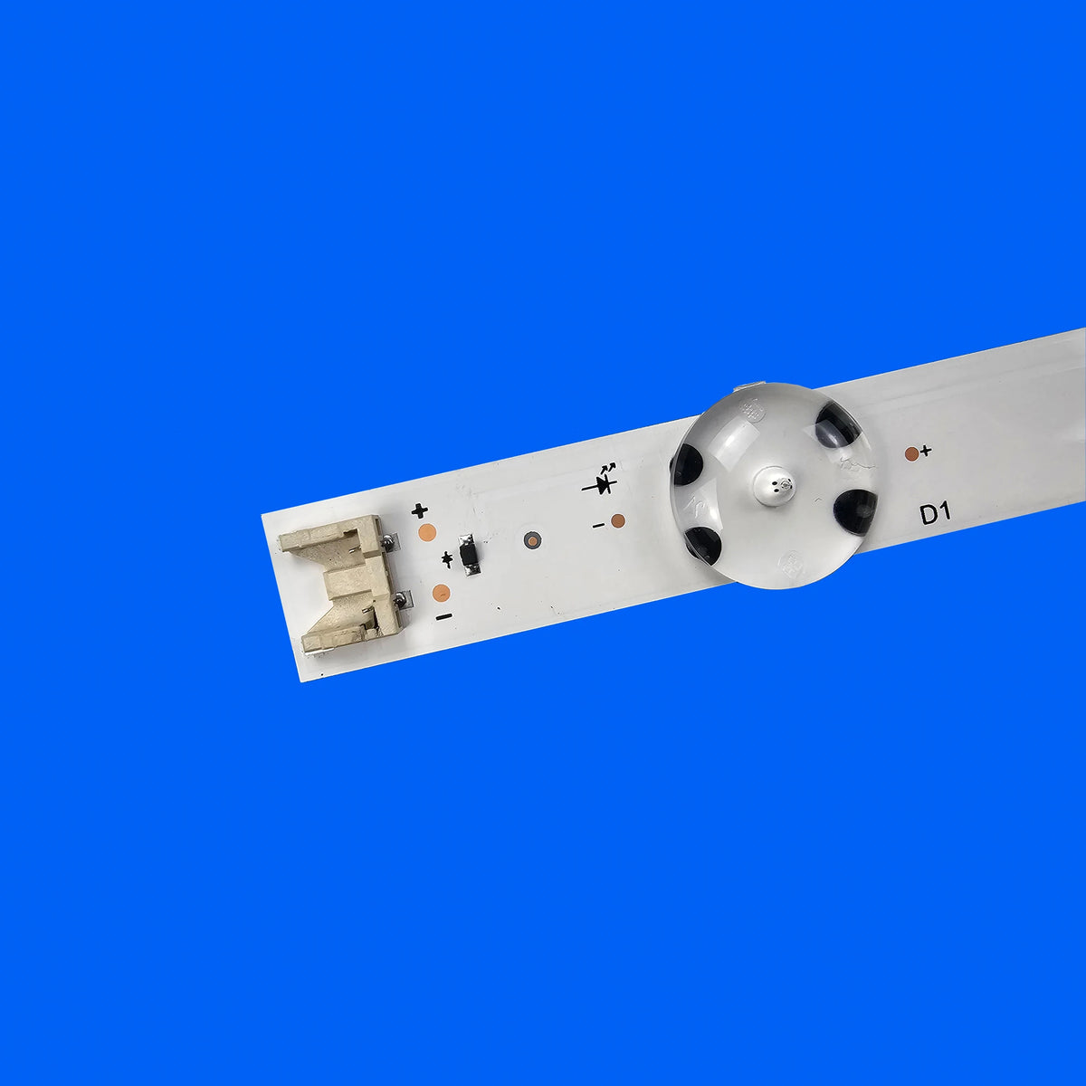 barre lumineuse led blanc bleu moderne connecteur électrique fixations technologie