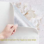 Papier peint auto-adhésif 3D imperméable en texture grise moderne