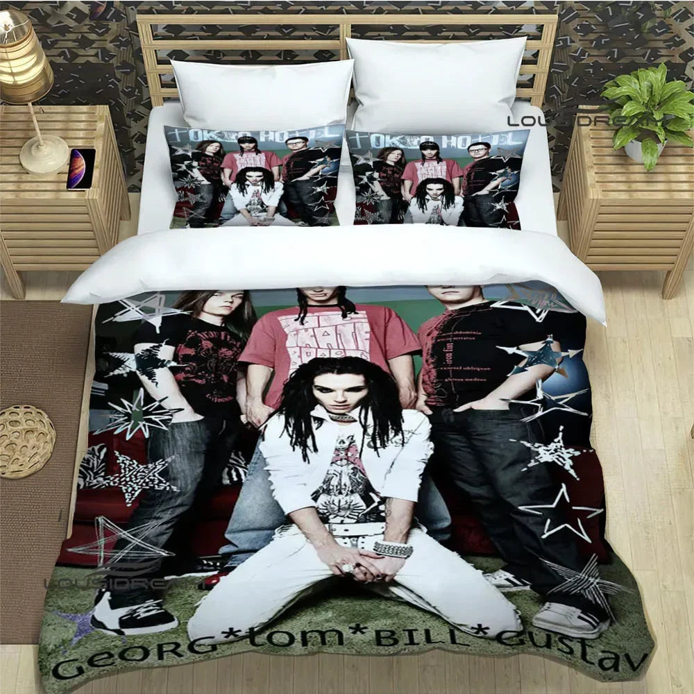 Housse de couette Tokio Hotel taille king