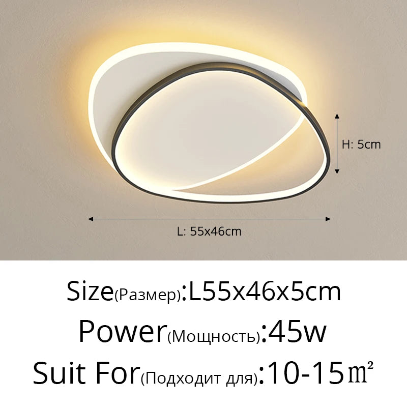 plafonnier moderne led blanc noir doré contemporain opacité haute qualité facile