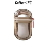 porte savon moderne blanc translucide rayures adhésif compact voyage savon pochette rangement washbag minimaliste