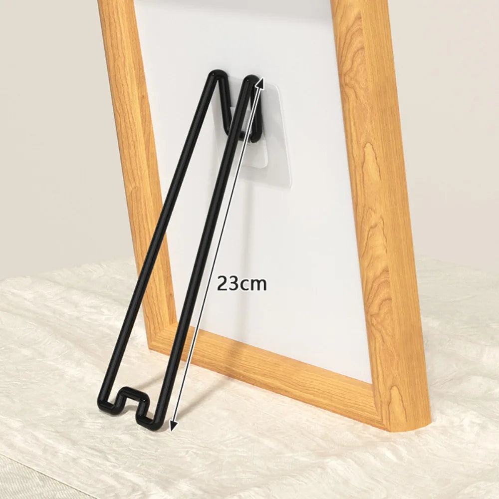 supports cadre photo adhésifs modernes blanc doré argenté lisses opaques 13cm 18cm 23cm