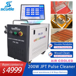 nettoyage laser pulsé machine industrielle écran tactile fibre laser rouille bois métal