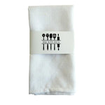 serviettes table lin rose vert blanc jaune beige rustique minimaliste texture froissée aspect naturel
