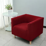 housse canapé fauteuil polyester moderne motif petits points couleurs vert foncé blanc bleu marine