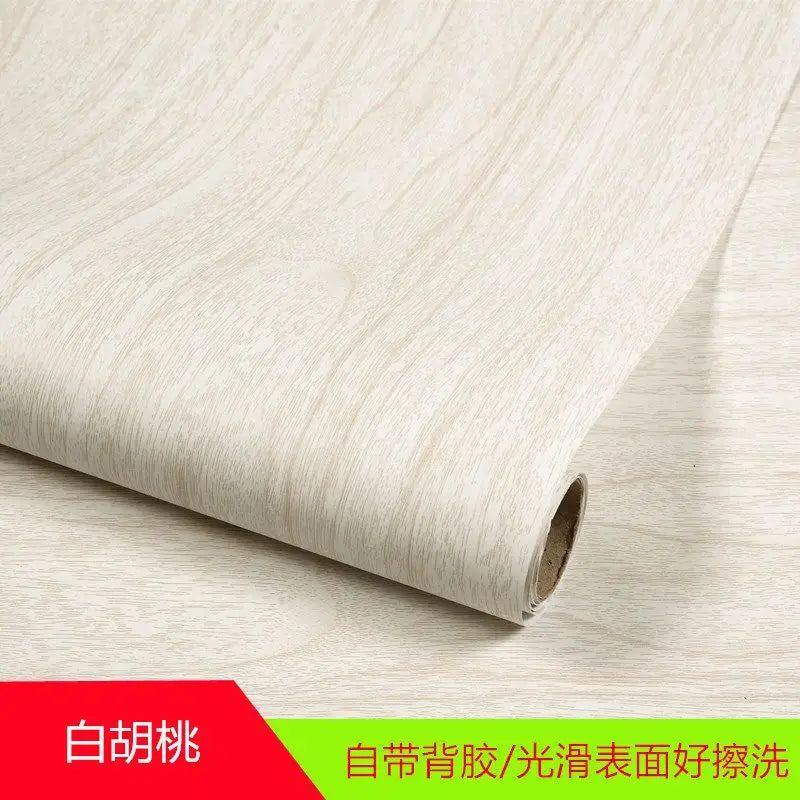 papier peint bois moderne adhésif beige brun rouge gris opacité décoration meubles salon chambre