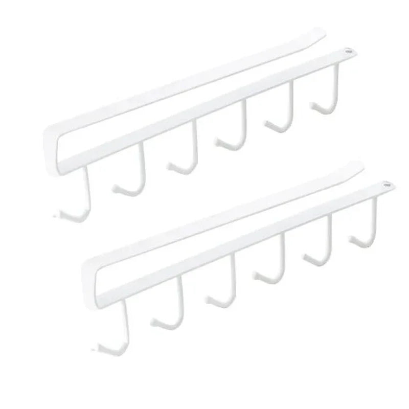 porte sacs porte mugs clips rangement mural blanc moderne armoire organisation chambre.storageHooks
