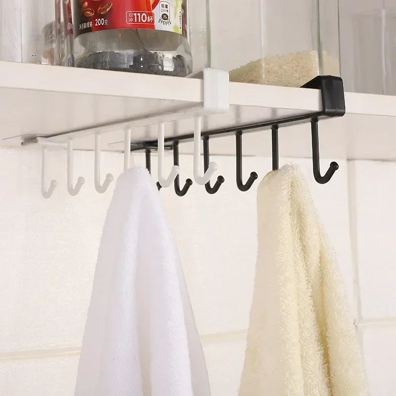 porte ustensiles cuisine suspendu clips moderne multifonction noir blanc vert pratique organisation