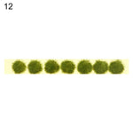 rubans decoratifs fleurs artificielles vert rouge jaune blanc rose pastorales jardin bricolage decoration table