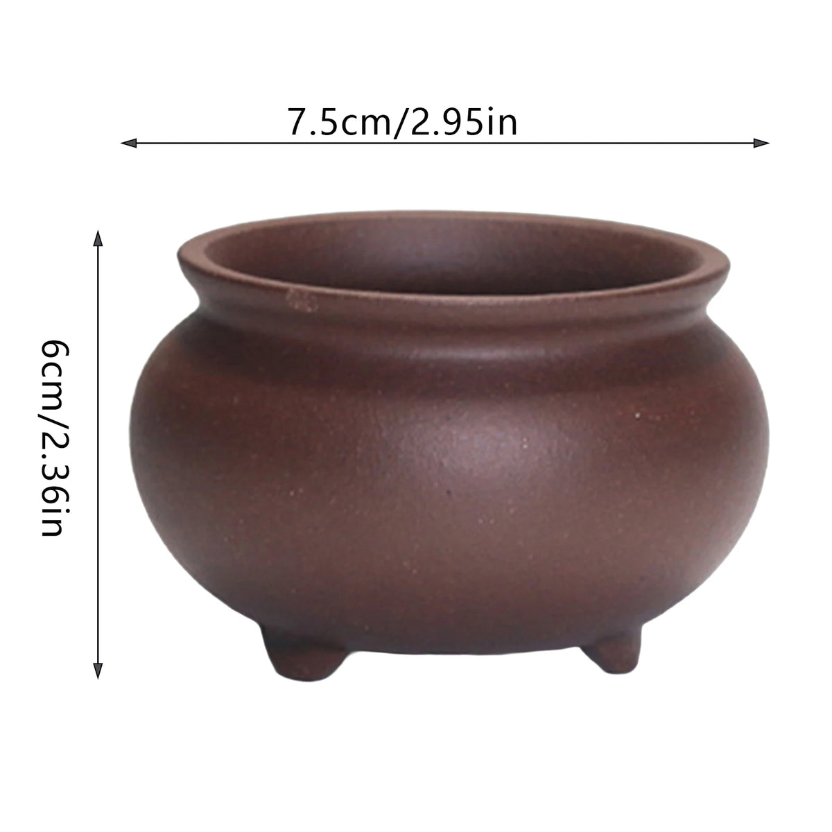 pots céramique succulentes bleu brun texture grès brillante intérieur extérieur classique minimaliste