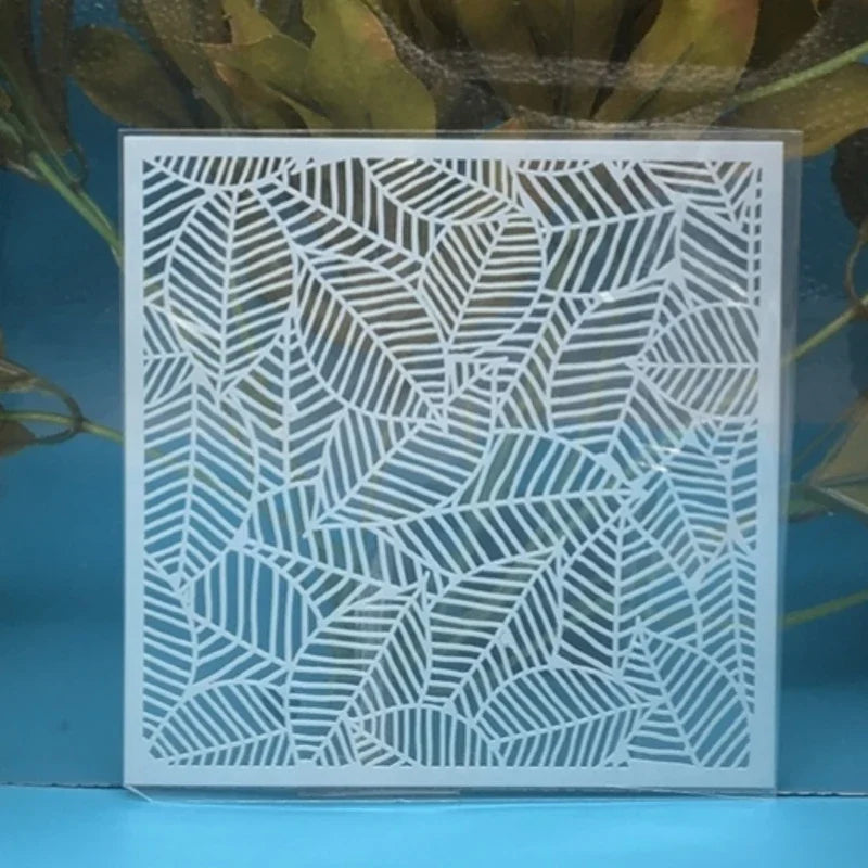 gabarits peinture moderne motifs géométriques horloges feuilles spirales blanc opaques