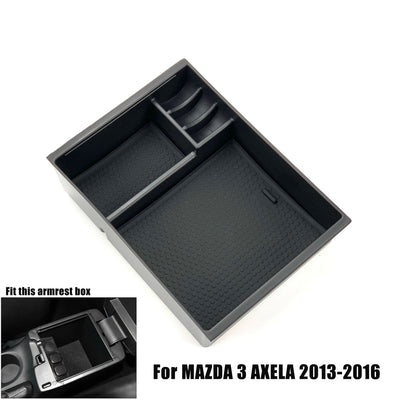 Boîte de rangement accoudoir central Mazda - vue d'ensemble