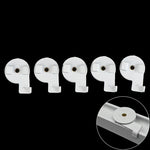 support motorisé blanc moderne rideau actuateur fixation 9mm 13.5mm 28.7mm 32mm 45mm