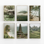 Tableau Bali gris clair pour salon moderne