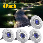 lumière solaire extérieure led argent noir moderne decoration jardin allée voie
