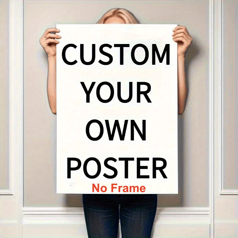 poster personnalisable blanc texte noir rouge moderne sans cadre affiche décoration maisonportrait famille paysage