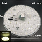 plafonnier led rond blanc moderne clips fixation 12w 18w 24w 36w 110240v