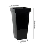 Pot fleurs moderne vase plancher bouquets décoration table blanc noir multifonctionalité