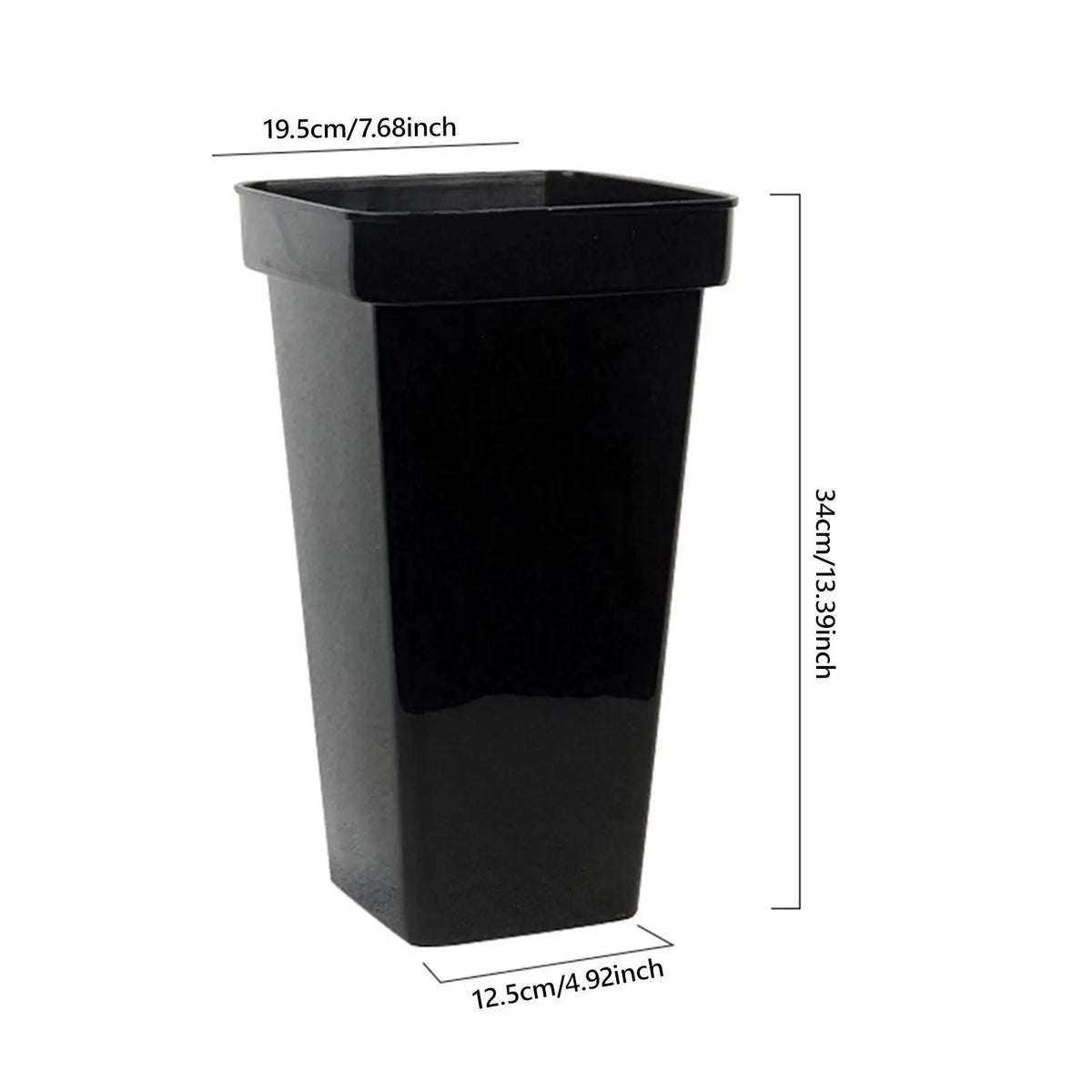 Pot fleurs moderne vase plancher bouquets décoration table blanc noir multifonctionalité